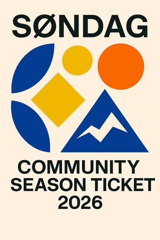 SØNDAG Community Ticket 2026 | 3 Events inkl. free Beanie und Versand
