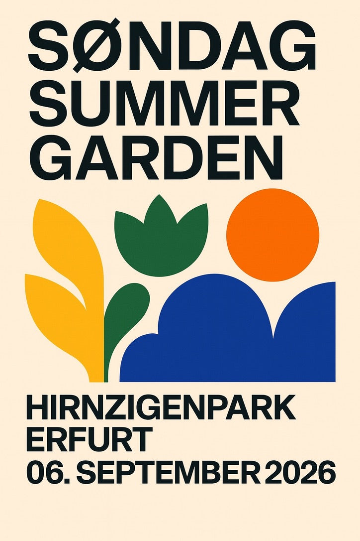 SØNDAG SUMMER GARDEN - Ticket 2026 - HIRNZIGENPARK ERFURT