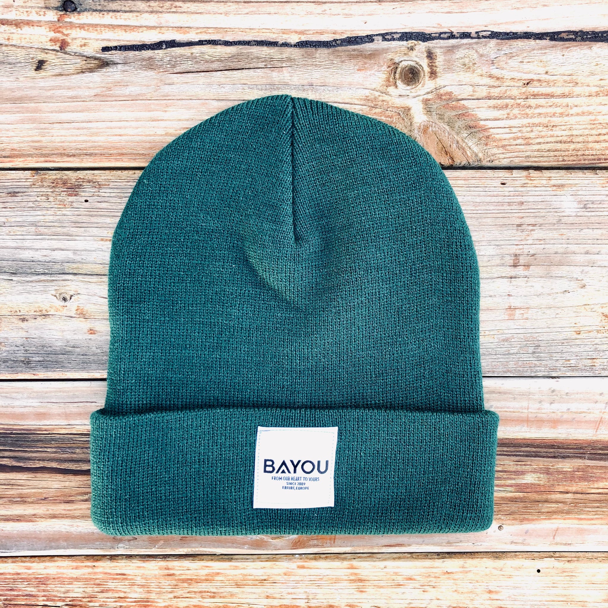 BAYOU BEANIE - Pine Green